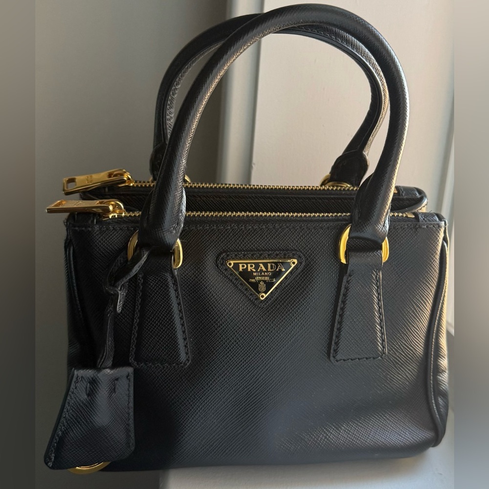 Prada Galleria Saffiano Leather Top handle micro